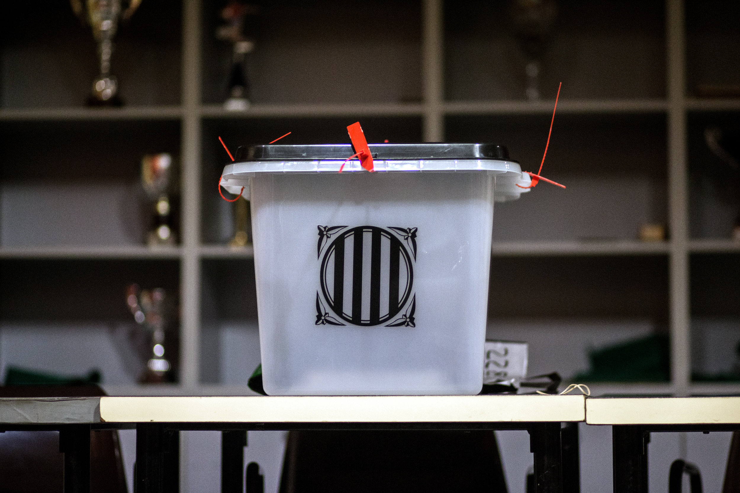 A ballot box on October 1 2017 (by Carles Palacio / ACN)
